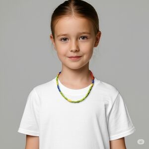 Colorful Kids Beaded Necklace